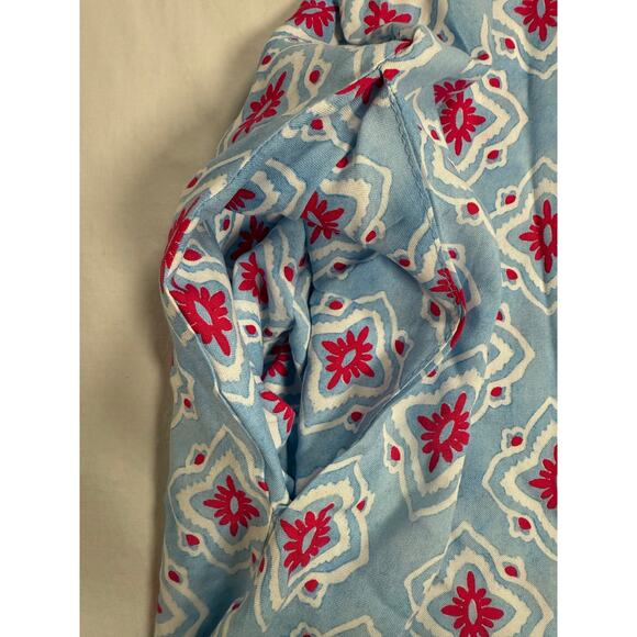 Zara Printed Tunic‎ Dress Size Small Blue Pink NWT - Picture 7 of 15